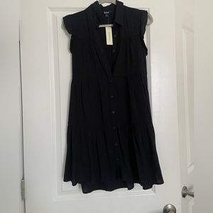 Sleeveless Button Down Tiered Francesca's Dress